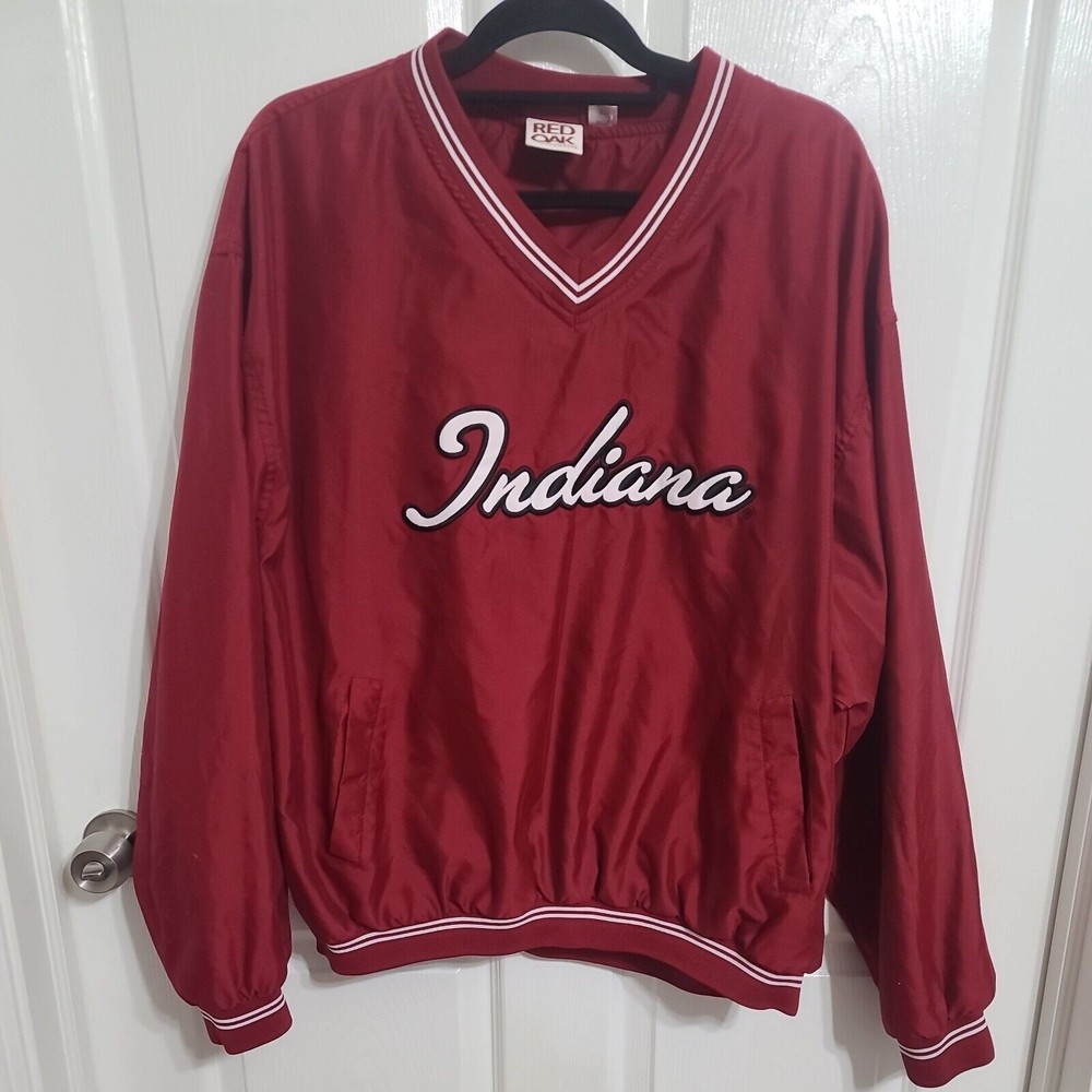 Red Indiana Pullover Sweatshirt